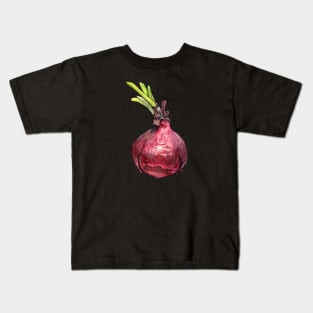 Red Onion Watercolor Kids T-Shirt